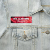 Red Blood Cells Science Teacher Namensschild (Beispiel)