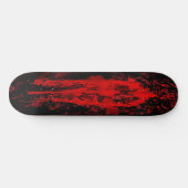 Red Bloody Celtic Cross Skateboard (Horizontal)