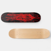Red Bloody Celtic Cross Skateboard (Horizontal)