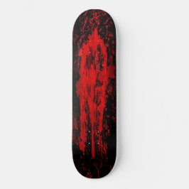 Red Bloody Celtic Cross Skateboard