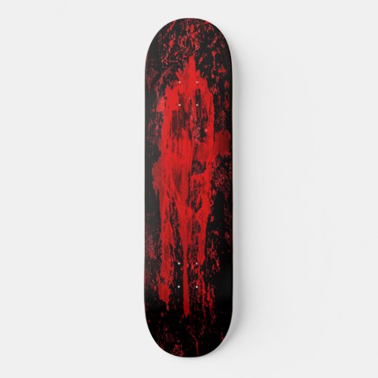 Red Bloody Celtic Cross Skateboard (Vorderseite)