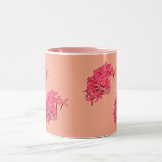 Red Bloom Beauty Mug - Where Every Sip is a Deligh Zweifarbige Tasse (Mittel)