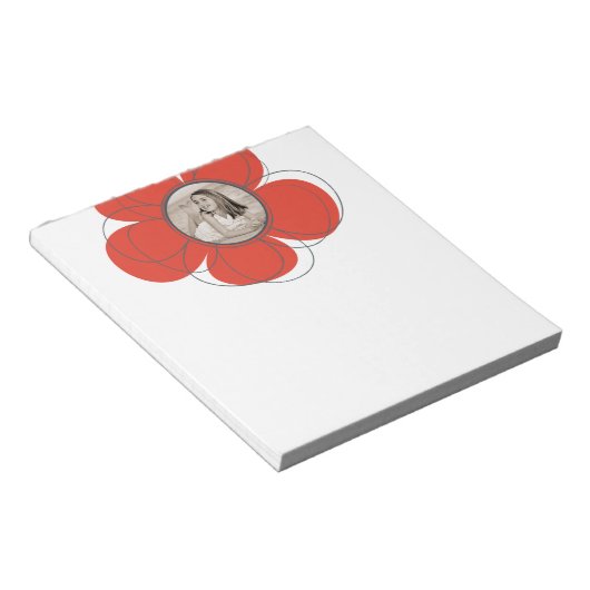 Red Bloom Notizblock (angewinkelt)