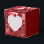 Red Bloom Symphony Geschenkschachtel<br><div class="desc">A vibrant tapestry of red roses and poppies unfolds across a blush-toned background,  interwoven with swirling vines and abstract flourishes. This artwork evokes romantic intensity,  artistic elegance,  and the expressive power of floral movement.</div>