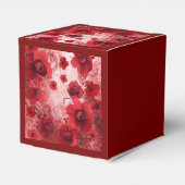 Red Bloom Symphony Geschenkschachtel (Rückseite)