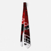 Red Blossom Krawatte (Rückseite)