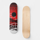 Red Blossom Skateboard (Vorderseite)