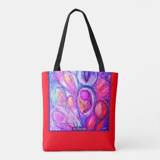 RED&BLOSSOM: Tragetasche Tasche (Rückseite)