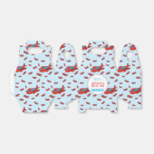 Red Blue Airplane Muster Kinder Jungs Mädchen Gebu Geschenkschachtel (Ungefaltet)