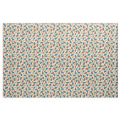 Red, Blue and Yellow Cartoon Feathers on Cream Stoff (Fat Quarter (45,7 x 55,9 cm))