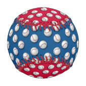 Red & Blue Baseballs Baseball (Vorderseite)