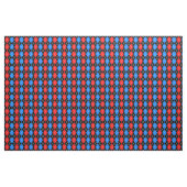 Red Blue Black Raute Diamond Patterndesign Stoff (Yard (91,4 cm))