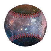 Red & Blue Carina Nebula Hubble Telescope Baseball (Rückseite)