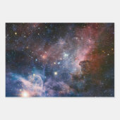 Red & Blue Carina Nebula Hubble Telescope Geschenkpapier Set (Vorderseite 3)