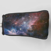 Red & Blue Carina Nebula Hubble Telescope Golf Headcover (Vorderseite)