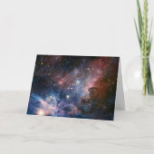 Red & Blue Carina Nebula Hubble Telescope Karte (Vorderseite)