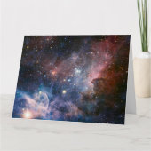 Red & Blue Carina Nebula Hubble Telescope Karte (Vorderseite)