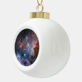 Red & Blue Carina Nebula Hubble Telescope Keramik Kugel-Ornament (Rechts)