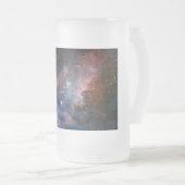 Red & Blue Carina Nebula Hubble Telescope Mattglas Bierglas (VorderseiteRechts)