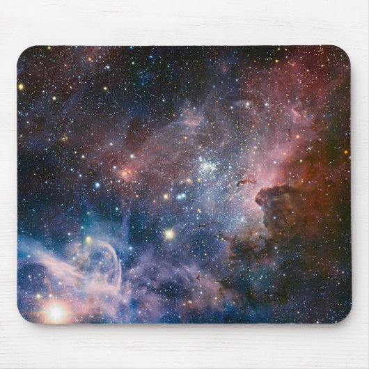 Red & Blue Carina Nebula Hubble Telescope Mousepad (Vorne)