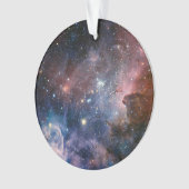 Red & Blue Carina Nebula Hubble Telescope Ornament (Vorderseite)