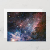 Red & Blue Carina Nebula Hubble Telescope Postkarte (Vorne/Hinten)