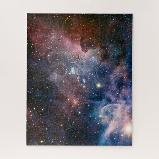 Red & Blue Carina Nebula Hubble Telescope Puzzle (Vertikal)