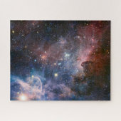 Red & Blue Carina Nebula Hubble Telescope Puzzle (Horizontal)