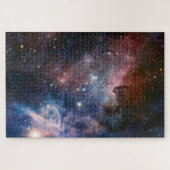 Red & Blue Carina Nebula Hubble Telescope Puzzle (Horizontal)