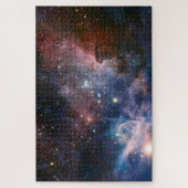 Red & Blue Carina Nebula Hubble Telescope Puzzle (Vertikal)