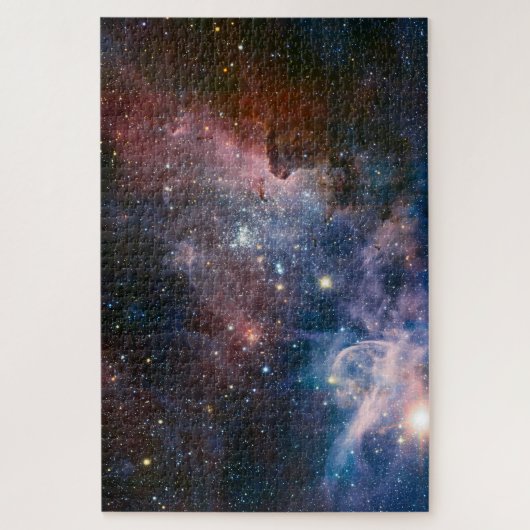 Red & Blue Carina Nebula Hubble Telescope Puzzle (Vertikal)