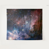 Red & Blue Carina Nebula Hubble Telescope Wandteppich (Vorderseite (Horizontal))