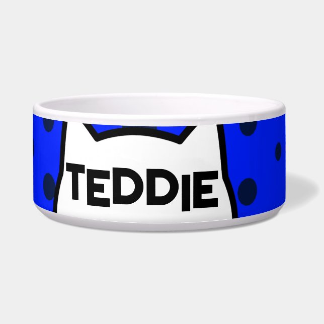 Red Blue Cat's Oars Napf (Vorderseite)