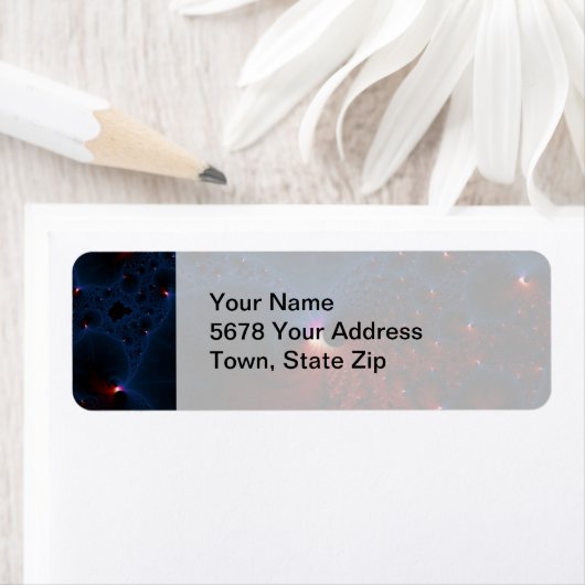 Red Blue Cells Fraktal Art (Insitu)