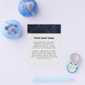 Red Blue Cells Fraktal Art Flyer (Einzeln)