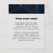 Red Blue Cells Fraktal Art Flyer (Vorne)