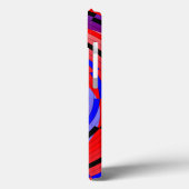 Red & Blue Counter Spiral von Kenneth Yoncich Case-Mate iPhone Hülle (Rückseite / Links)