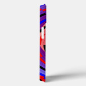 Red & Blue Counter Spiral von Kenneth Yoncich Case-Mate iPhone Hülle (Rückseite / Rechts)