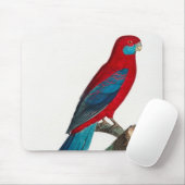 Red Blue Crimson Rosella Parrots Mousepad (Mit Mouse)