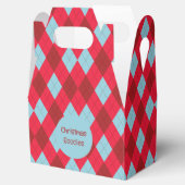 Red Blue & Crimson Weihnachten Raute Geschenkschachtel (Geöffnet)