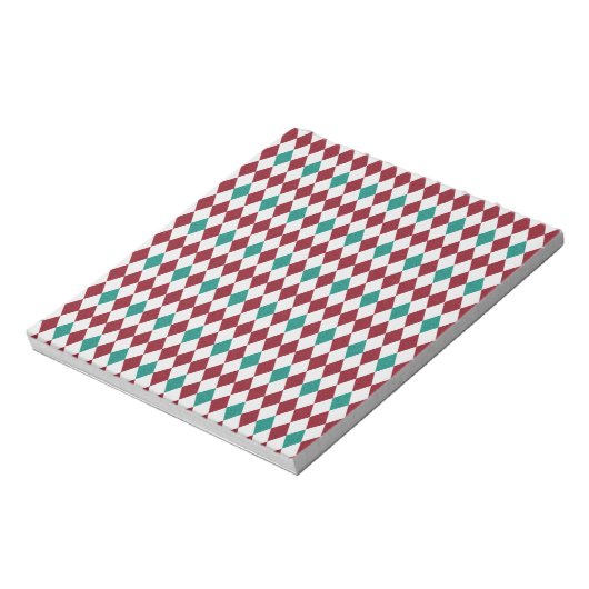 Red & Blue Diamond Glitzer Notizblock (Rotiert)