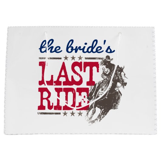 Red & Blue Die letzte große Geschenktasche der Bra Große Geschenktüte (Vorderseite)