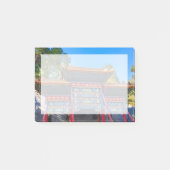 Red Blue Gate Jade Blume Post-it Klebezettel (Vorderseite)