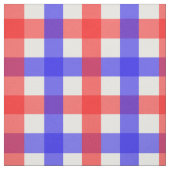 Red Blue Gingham Kariert Pattern Stoff (Muster)