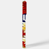 RED BLUE GOLD GLITZER SEHEN AMERIKANISCHE SONNENBL Case-Mate iPhone HÜLLE (Rückseite / Rechts)