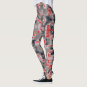 Red Blue Gray White Leggings (Links)