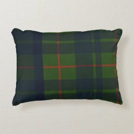 Red Blue Green Tartan Kariert schottisch Kariert Dekokissen