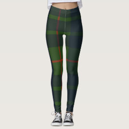 Red Blue Green Tartan Kariert schottisch Kariert Leggings