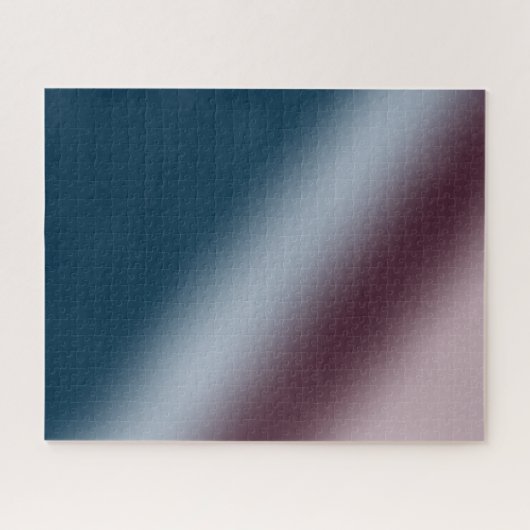 Red Blue Grey Gradient Hard Schwierigkeit Herausfo Puzzle (Horizontal)