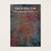 Red Blue Grunge Earring Holder Display Cards (Vorderseite)
